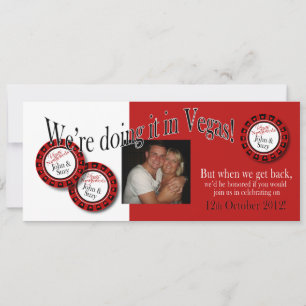 Invitación Recepción en Las Vegas (contáctame para personaliz