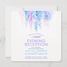 Invitación Recepción nocturna de color azul