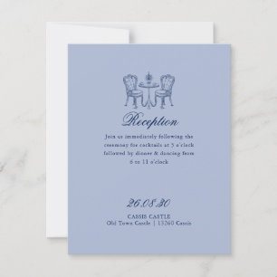 Invitación Recepción nocturna minimalista