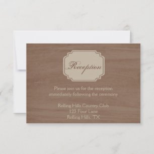 Invitación Recepción nupcial de la caída de la belleza de