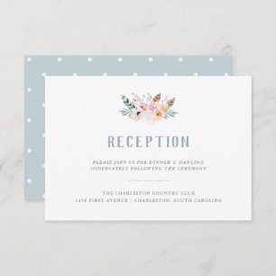 Invitación Recepción rústica de bodas