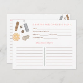 Invitación Receta de recetas de Holiday Cookie Exchange Spice