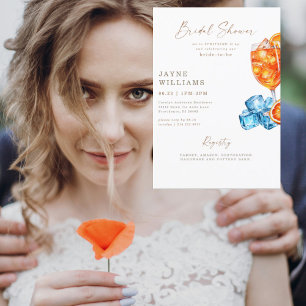 Invitación Receta de Spritzing Aperol Baño Nupcial