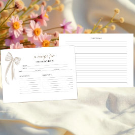 Invitación Recetas de ducha de novia floral Prosecco