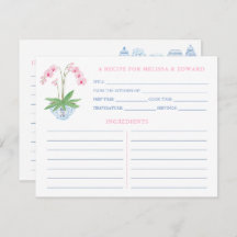 Recetas de recetas de ducha de novia con orquídea 