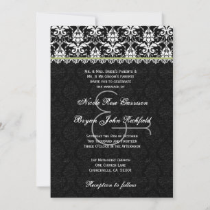 Invitación Reciclado del Boda de la cerradura de la cal blanc