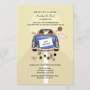 Invitación Recién casado - Boda Brunch - gritar