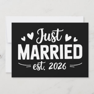 Invitación Recién Casados Est 2026 Fiesta de Boda Esposa Mari