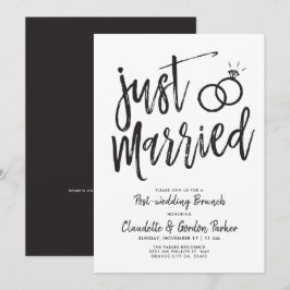 Invitación Recién Casados Guion Brunch Post-Boda | Fiesta