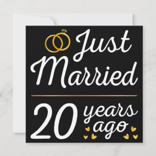 Invitación Recién Casados Hace 20 Años II