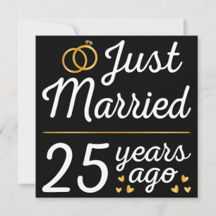 Invitación Recién casados hace 25 años II