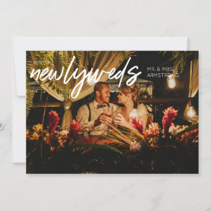Invitación Recién casados W Horizontal 1 Recepción de matrimo