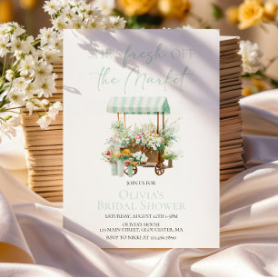 Invitación Recién llegada al mercado: Despedida de soltera