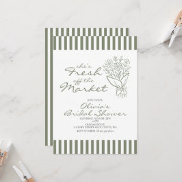 Invitación Recién llegada del mercado: Despedida de soltera