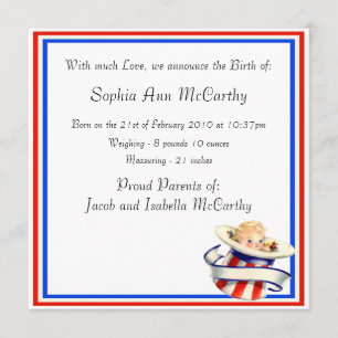 Invitación recién nacido