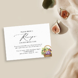 Invitación Recién Salido Del Mercado, Solicitud De Receta De 