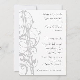Invitación Recital de Bassoon