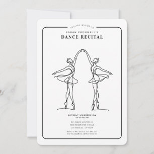 Invitación Recital de Danza Minimalista