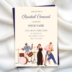 Invitación Recital de música