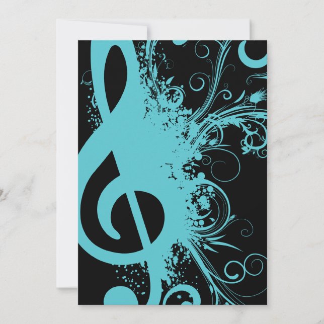 Invitación Recital de música senior (Anverso)