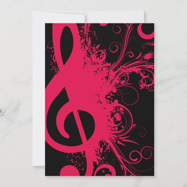 Invitación Recital de música senior (Anverso)
