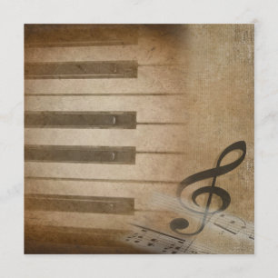 Invitación Recital de piano