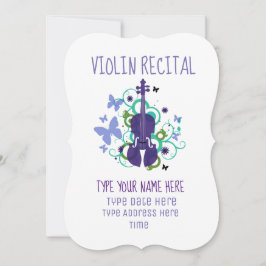 Invitación Recital de Violín