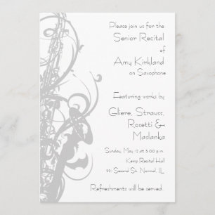 Invitación Recital saxofón