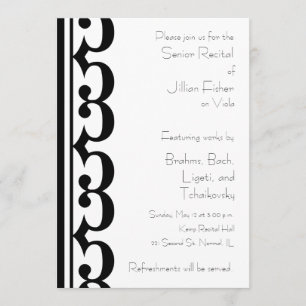 Invitación Recital temática de Alto Clef