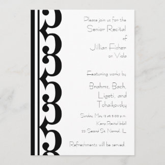 Invitación Recital temática de Alto Clef