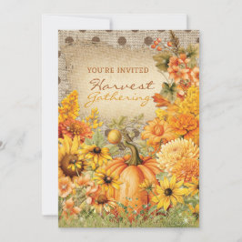 Invitación Recolección de Cosecha