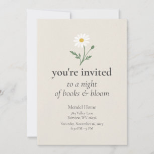 Invitación Recolección de manzanilla - Crema suave