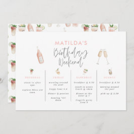 Invitación Recorrido del fin de semana de fin de semana de cu