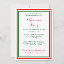 Invitación Recorte de Navidades dobles -Invitación de Fiesta 