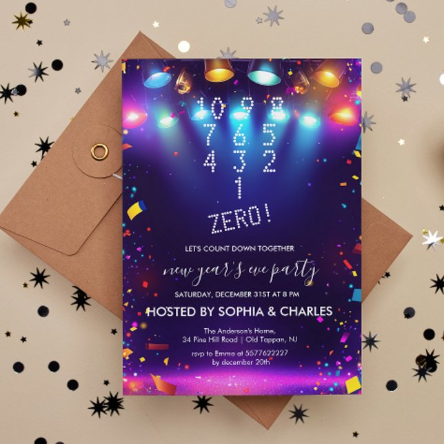 Invitación Recuento bajo los focos del Fiesta azul de la vísp (Subido por el creador)