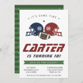 Invitación Red de la Marina de Fútbol Americana, cualquier fi