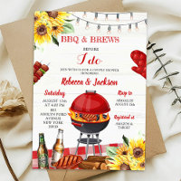 Red Gingham Backyard BBQ y Breve Ducha de Parejas