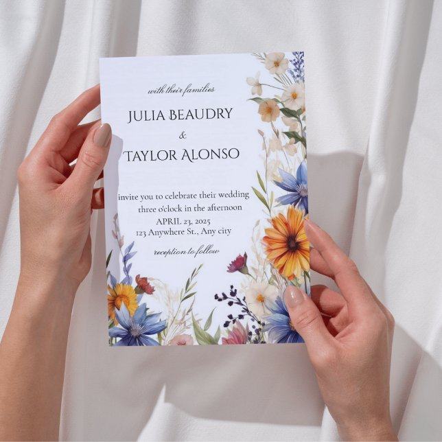 Invitación Red & Orange Rose Wedding Invite (Subido por el creador)