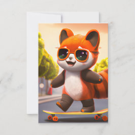 Invitación Red Panda Rides