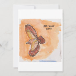 Invitación Red-tailed hawk Greeting Card