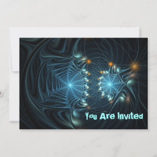 Invitación Redes de Araña Metálicas