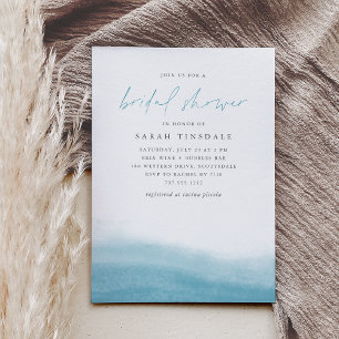 Invitación Reef Tides Acuática Costera Bridal Shower