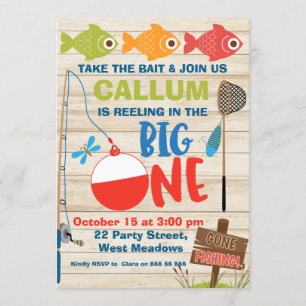 Invitación Reeling en el gran primer cumpleaños