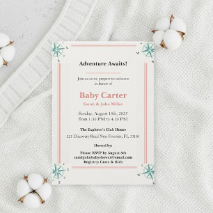 Invitación Refined Baby Shower Invite