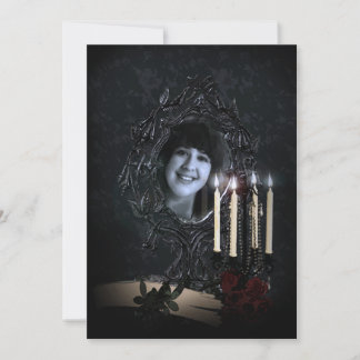 Invitación Reflexiones Boda de la fantasía gótica
