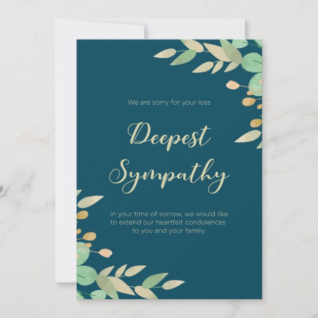 Invitación Reflexiones tranquilas enmarcadas en la simpatía v (Anverso)