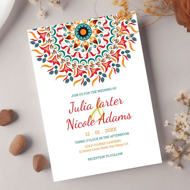 Invitación Regal Majestic Festival Elegance Mandala Boda (Subido por el creador)