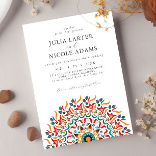 Invitación Regal Majestic Festival Elegance Mandala Boda