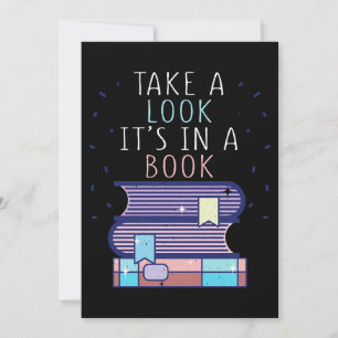 Invitación Regalo al lector Échale un vistazo a un libro