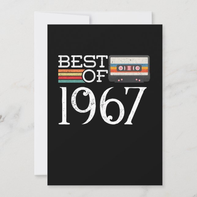 Invitación Regalo de 53 años de la cosecha de 1967 (Anverso)